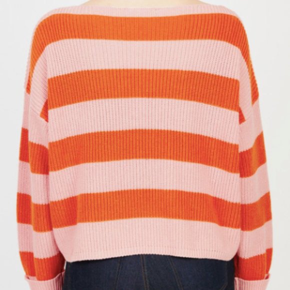 French Connection Cropped Wide Neck Sweater - Picture 3 of 3